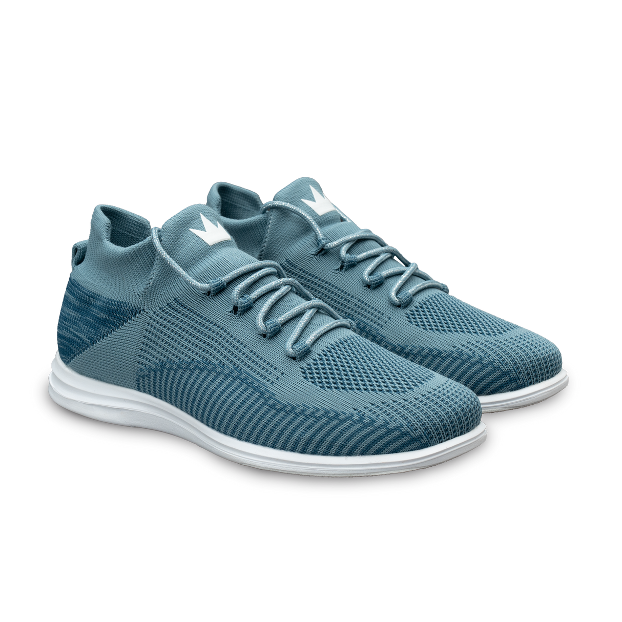 Brunswick Twisted Knit Women's Bowling Shoes Steel Blue * Stylish light-weight performance knit upper * Higher ankle collar for added style and comfort * Light-weight rubber outsole * Pure Slide microfiber Slide Soles on both sides * *