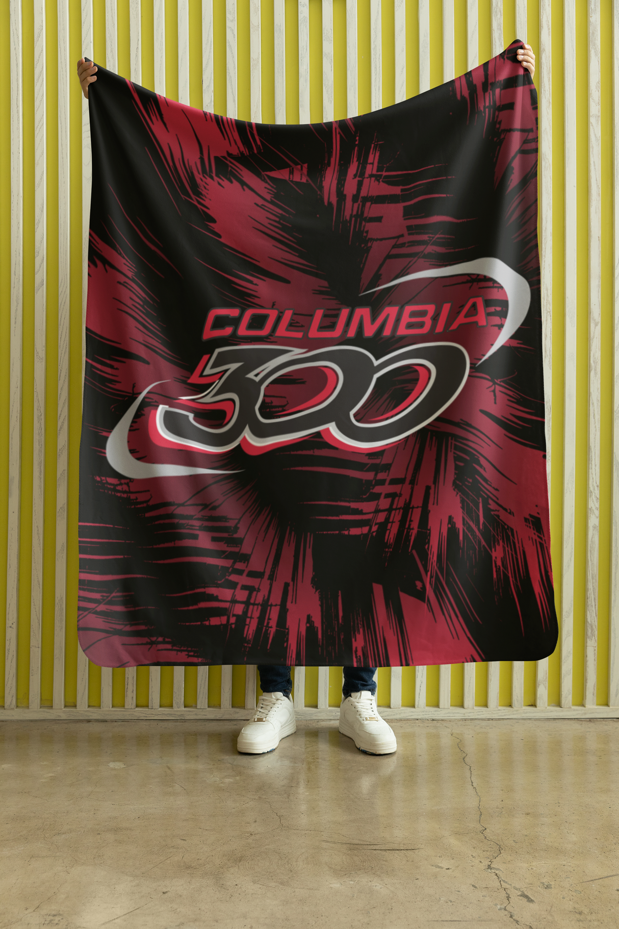 Columbia 300 Burst 60" x 80" Plush Blanket