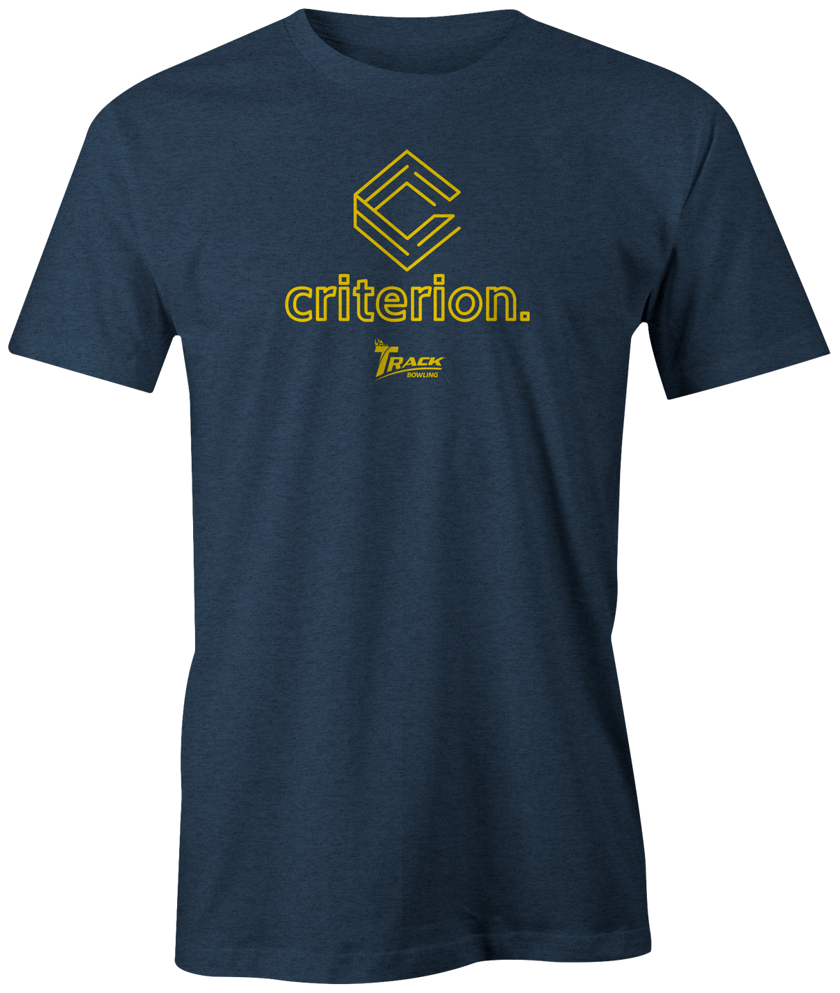 track-criterion new bowling ball logo tshirt bowler tee shirt