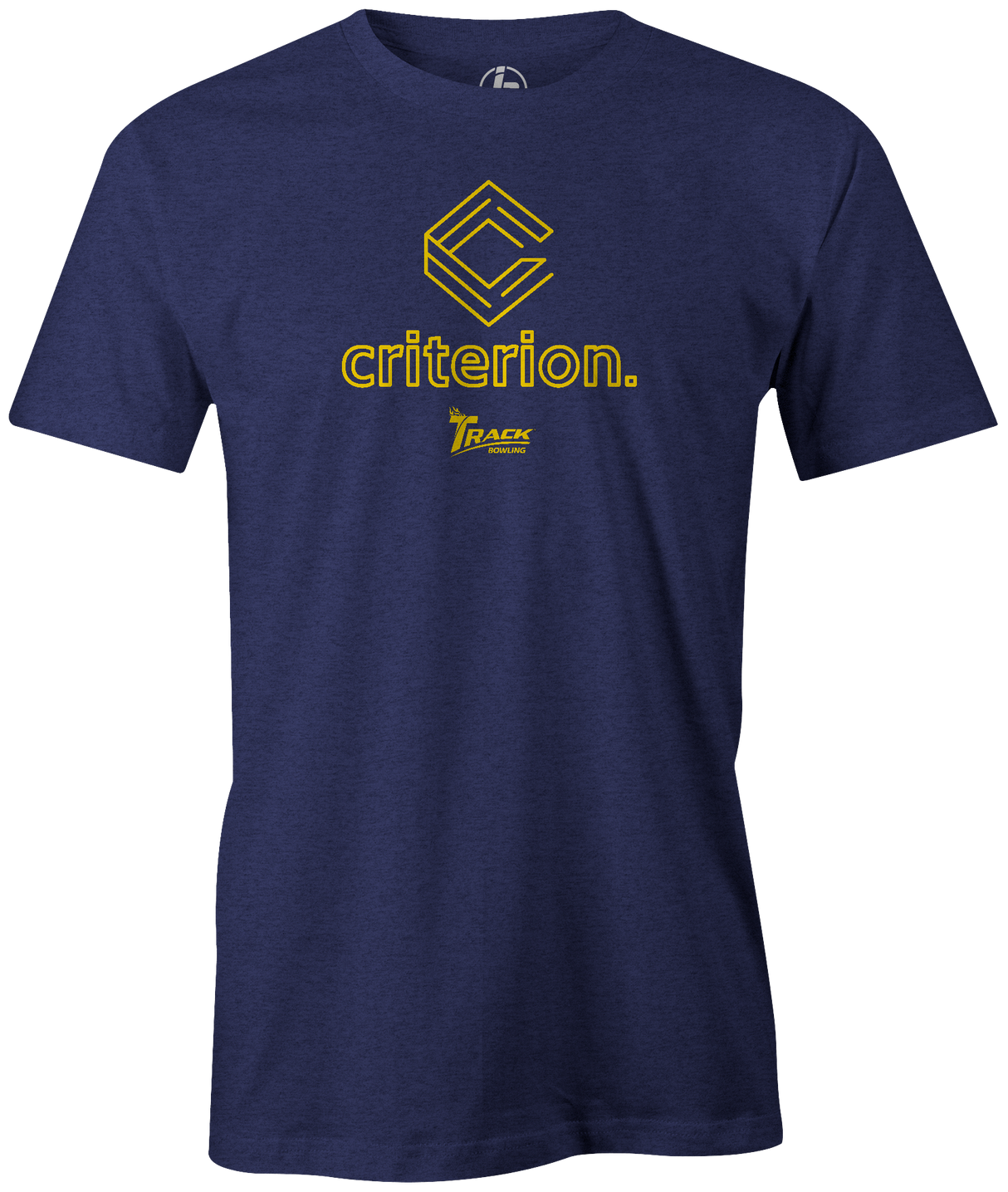 track-criterion new bowling ball logo tshirt bowler tee shirt