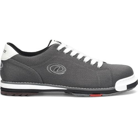 Dexter SST8 Knit Charcoal Grey Bowling Shoes Right or left convertible Charcoal Grey Breathable, lightweight knit upper Unique total interchangeable sole construction Goodyear replaceable rubber traction sole Leather toe drag protector stops slide sole peel back Removable footbeds Included on push foot shoe: H5 saw tooth heel, H2 Ultra Brakz included on shoe Included on slide foot shoe: S8, T2+ soles included on shoe In Box: 1 Shoe Protector included