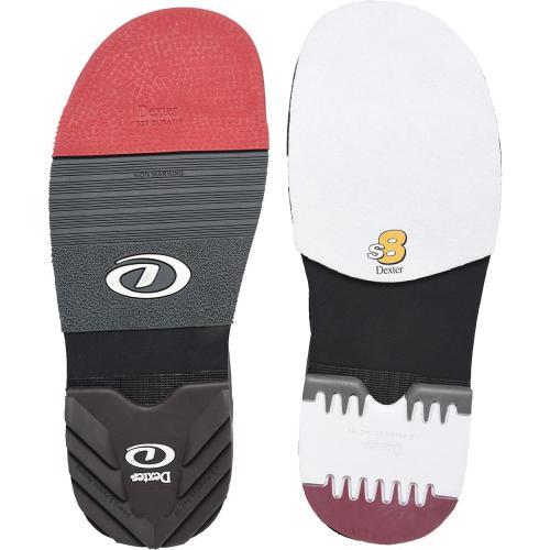 Dexter SST6 Hybrid BOA Black Knit Bowling Shoes Hybrid toe protector  BOA Fit System - disc lacing   U-throat upper pattern Fixed goodyear® push-off sole Removeable S8 slide sole & H5 saw-tooth heel on slide shoe Removeable H2 ultra brakz heel on pushoff shoe S6 sole & H7 heel included in polybag 1 shoe protector included