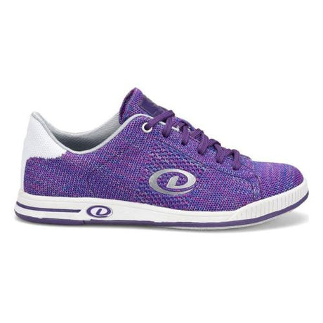 Dexter Harper Knit Purple Multi Bowling Shoes Purple Multicolor Knit Fabric Upper Fully Fabric-Lined with Padded Tongue and Collar Blucher Upper Pattern for Adjustable Fit Comfort Casual Outsole