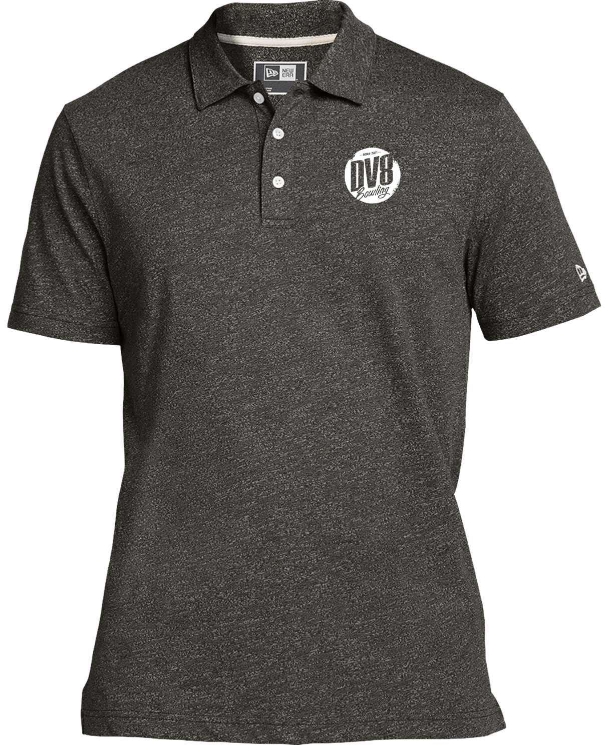 DV8 Bowling New Era Twist Polo Black Heather