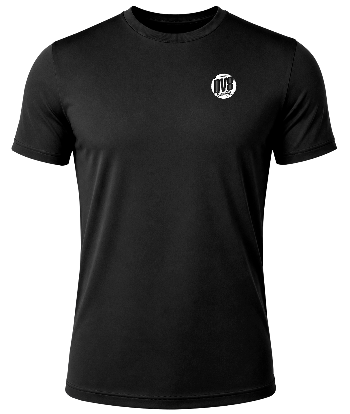 DV8 Bowling White Logo Dri-Fit Practice Tee