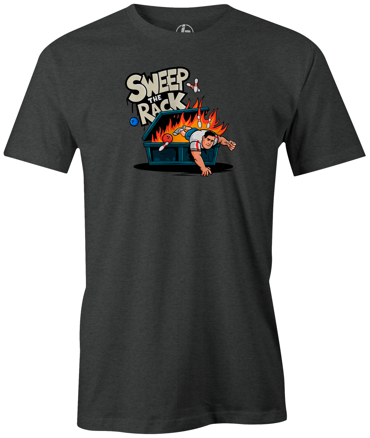 sweep the rack bowling podcast dumpster diving tee tshirt t-shirt mike big brooklyn rob