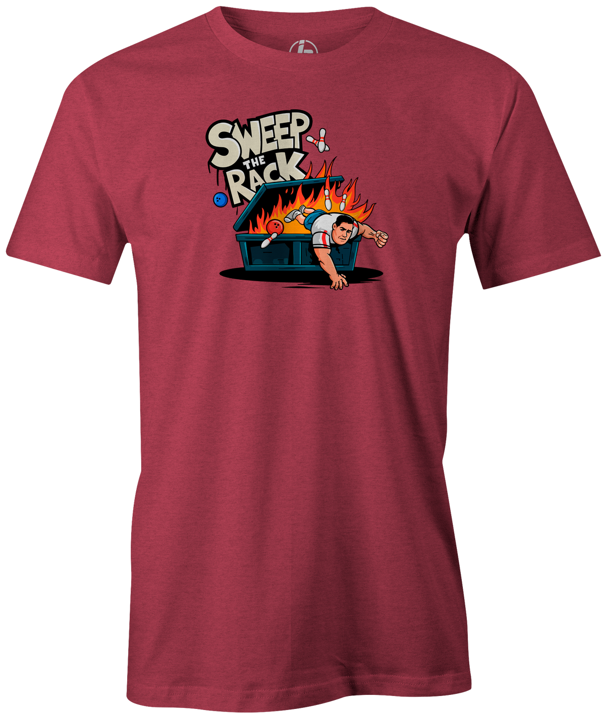 sweep the rack bowling podcast dumpster diving tee tshirt t-shirt mike big brooklyn rob