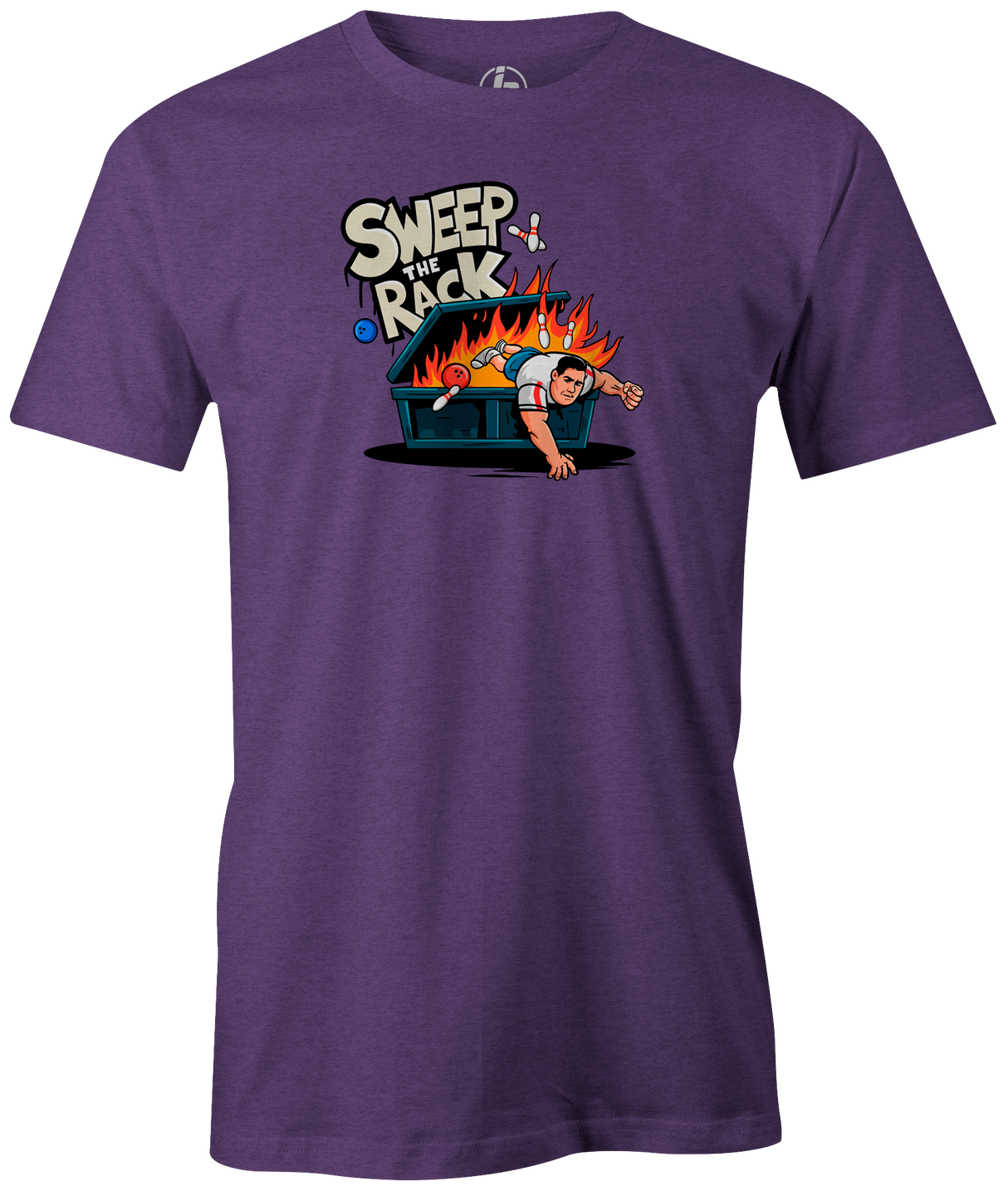 sweep the rack bowling podcast dumpster diving tee tshirt t-shirt mike big brooklyn rob