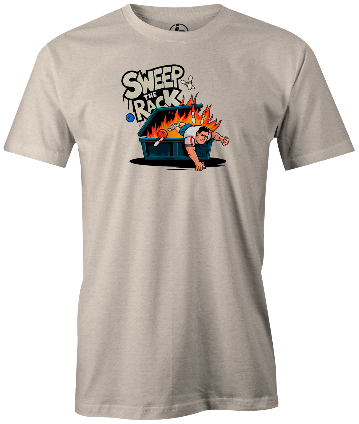 sweep the rack bowling podcast dumpster diving tee tshirt t-shirt mike big brooklyn rob