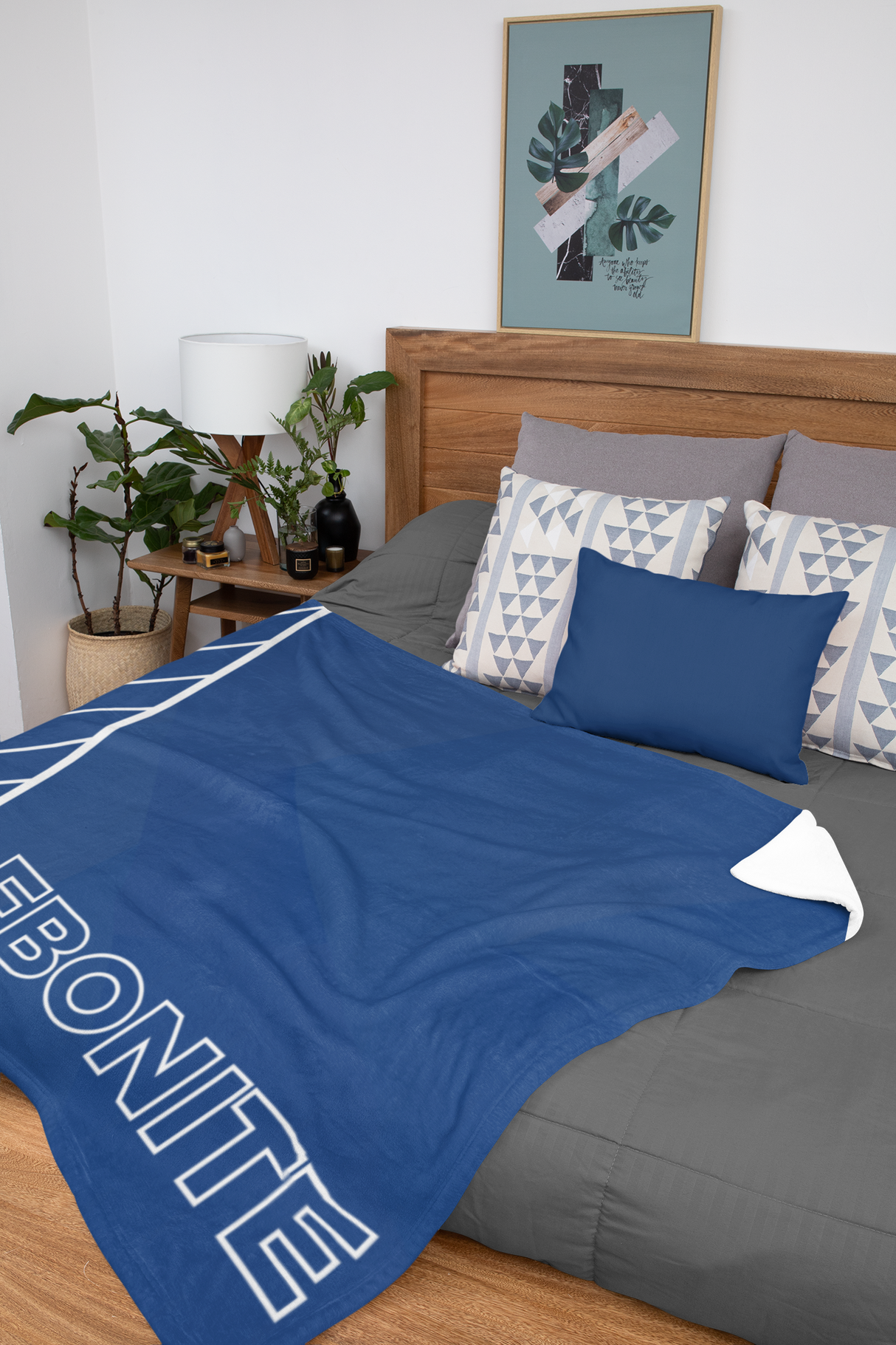 Ebonite Classic 60" x 80" Plush Blanket