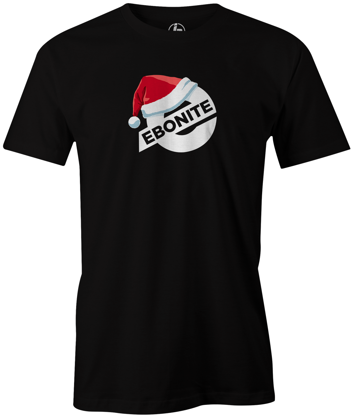 Ebonite Bowling Santa Hat Holiday T-shirt