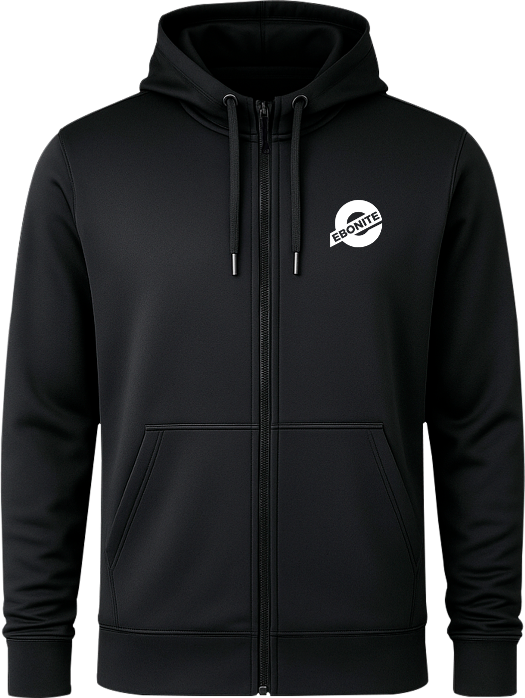 Ebonite White Full Zip Hoodie