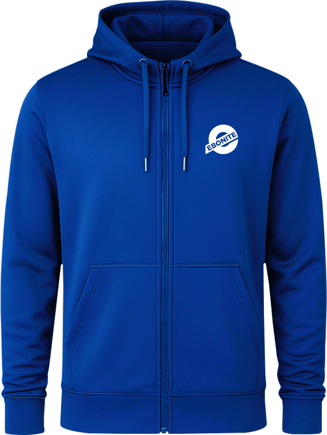 Ebonite White Full Zip Hoodie