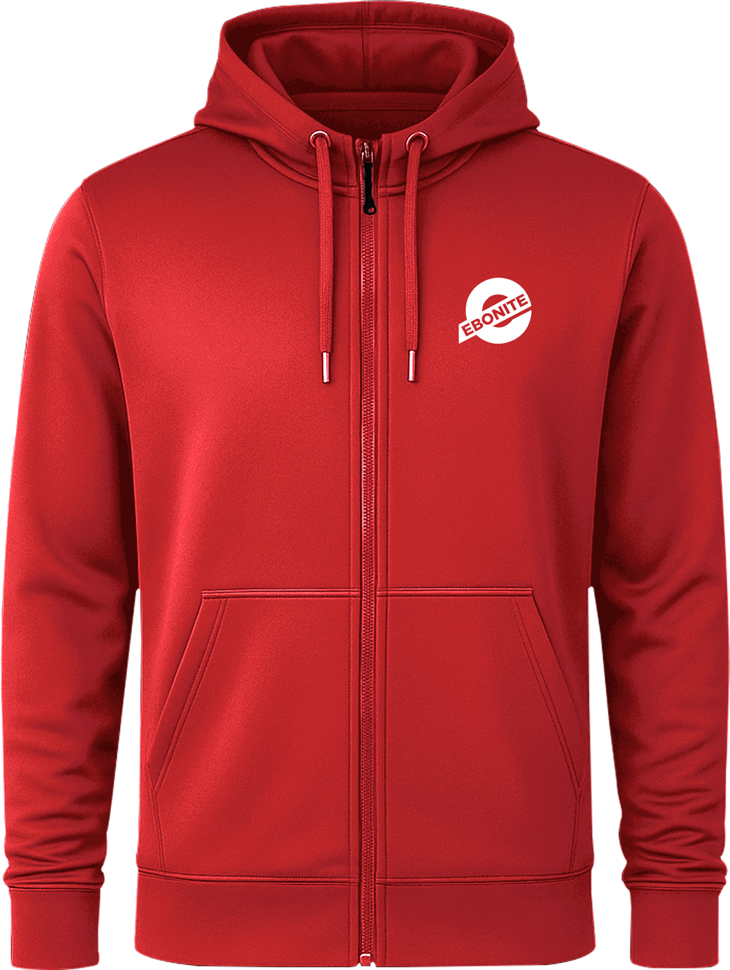 Ebonite White Full Zip Hoodie