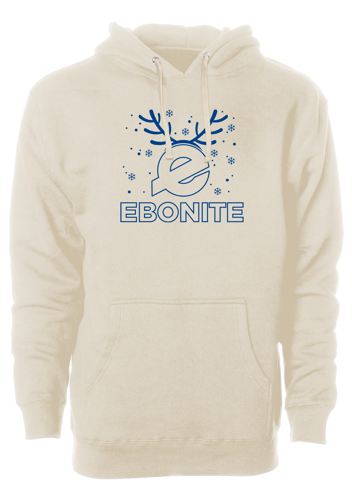 Ebonite Blue Christmas Bowling Hoodie
