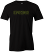 Ebonite Emerge. A tee that just does the right thing and helps you strike a lot! Tshirt, tee, tee-shirt, tee shirt, Pro shop. League bowling team shirt. PBA. PWBA. USBC. Junior Gold. Youth bowling. Tournament t-shirt. Men's. Bowling Ball. Emerge Ebonite. Tommy Jones