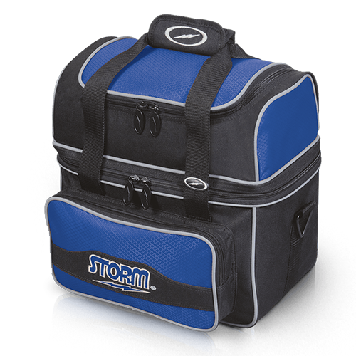 Storm 1 Ball Flip Tote Black/Royal Bowling suitcase league tournament play sale discount coupon online pba tourBag