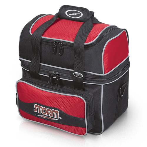 Storm 1 Ball Flip Tote Black/Red Bowling Bag suitcase league tournament play sale discount coupon online pba tour