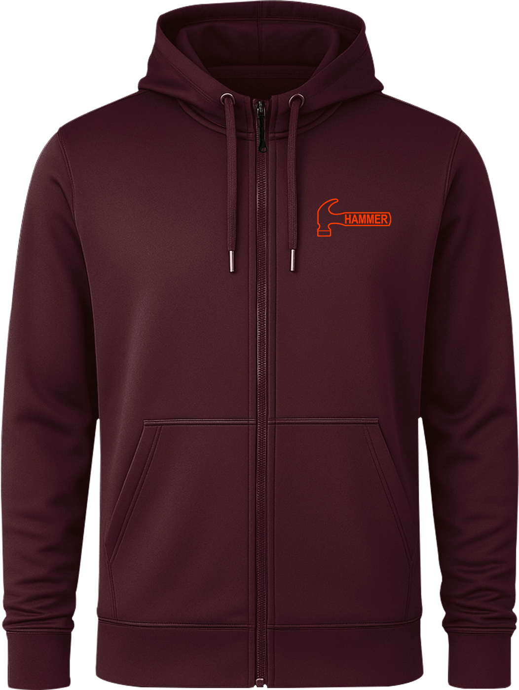 Hammer Orange Full Zip Hoodie