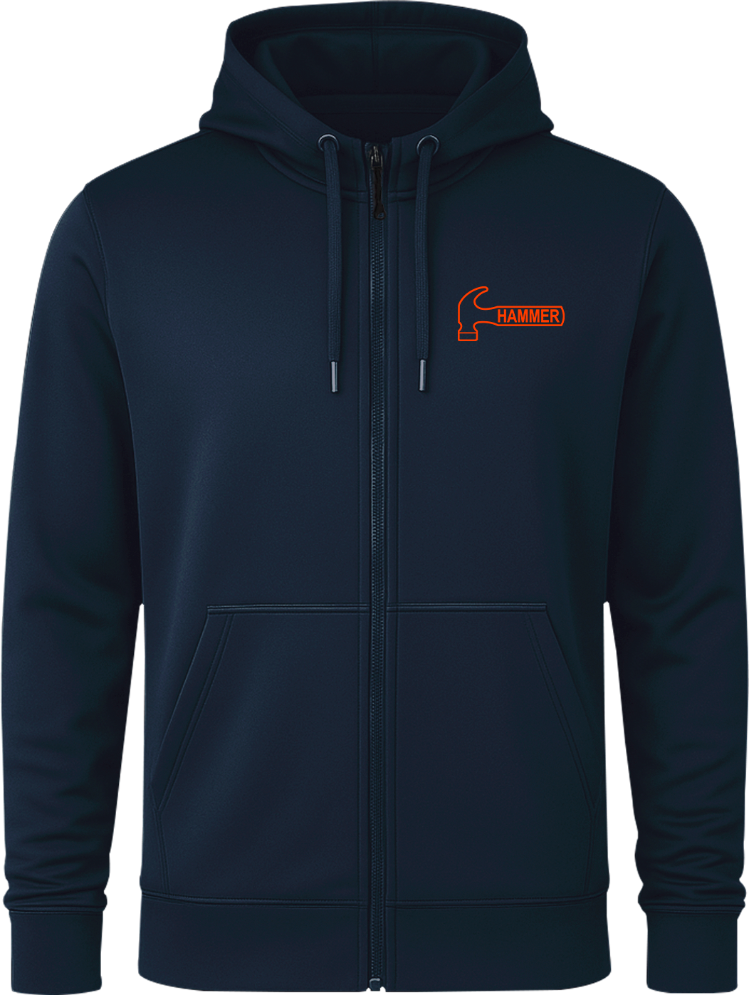 Hammer Orange Full Zip Hoodie
