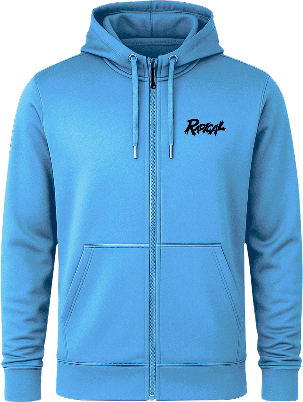 Radical Black Full Zip Hoodie