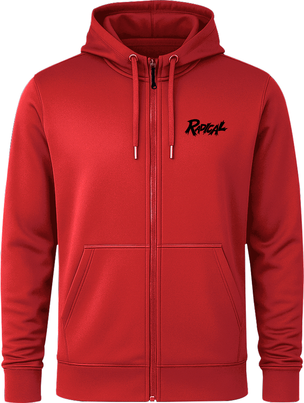 Radical Black Full Zip Hoodie