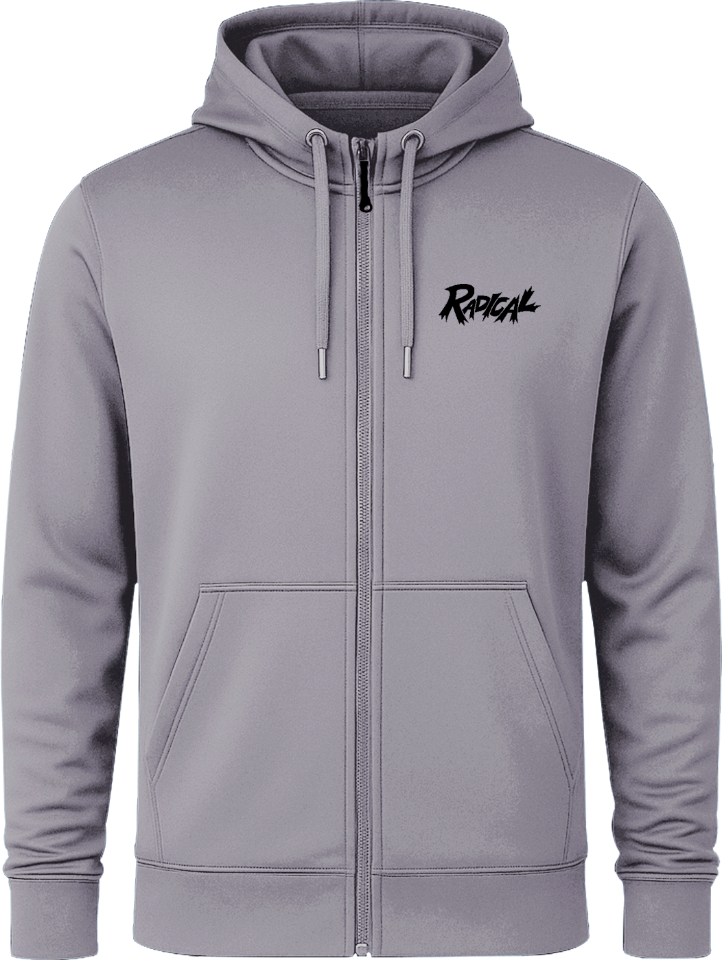 Radical Black Full Zip Hoodie