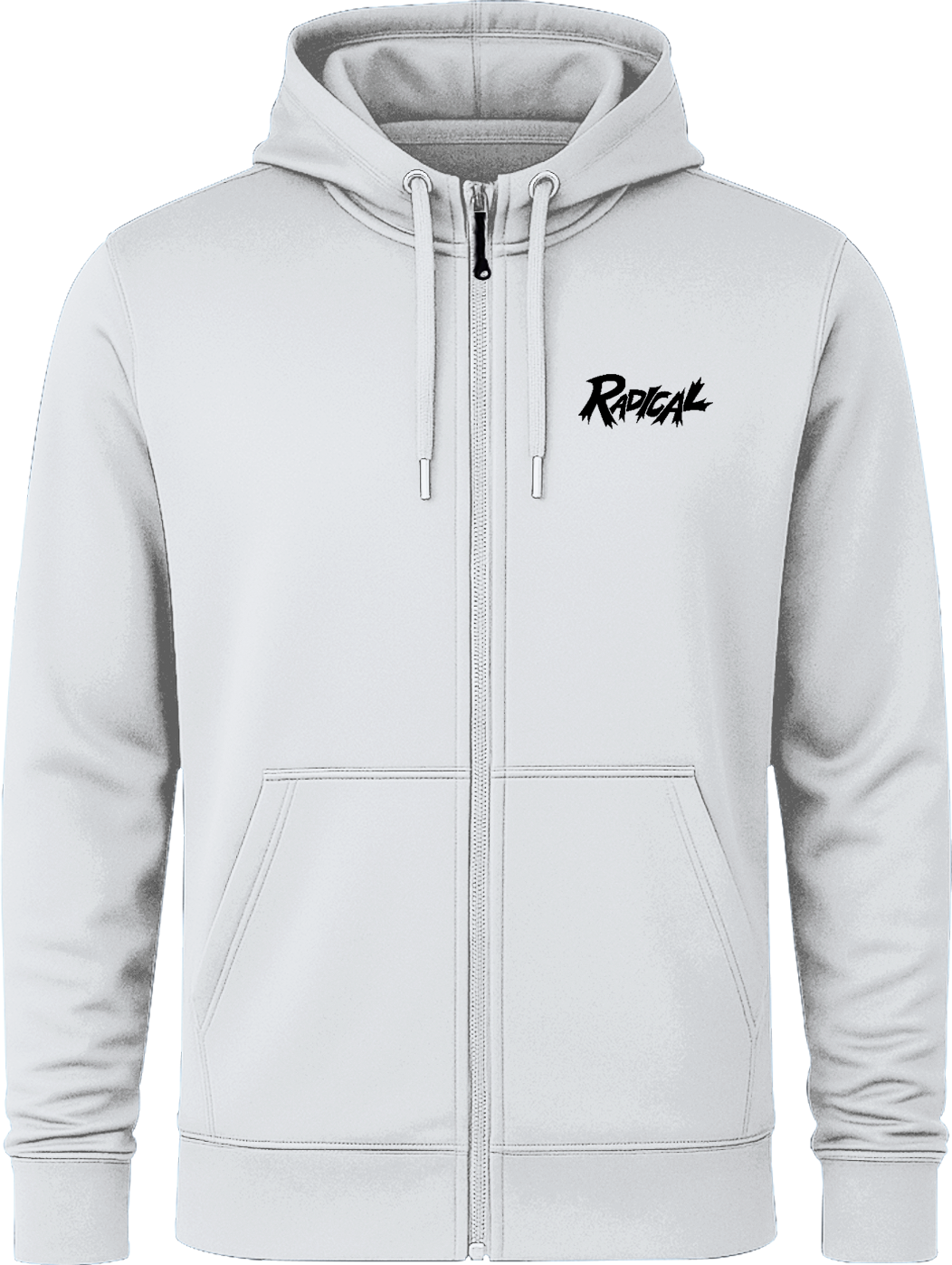 Radical Black Full Zip Hoodie