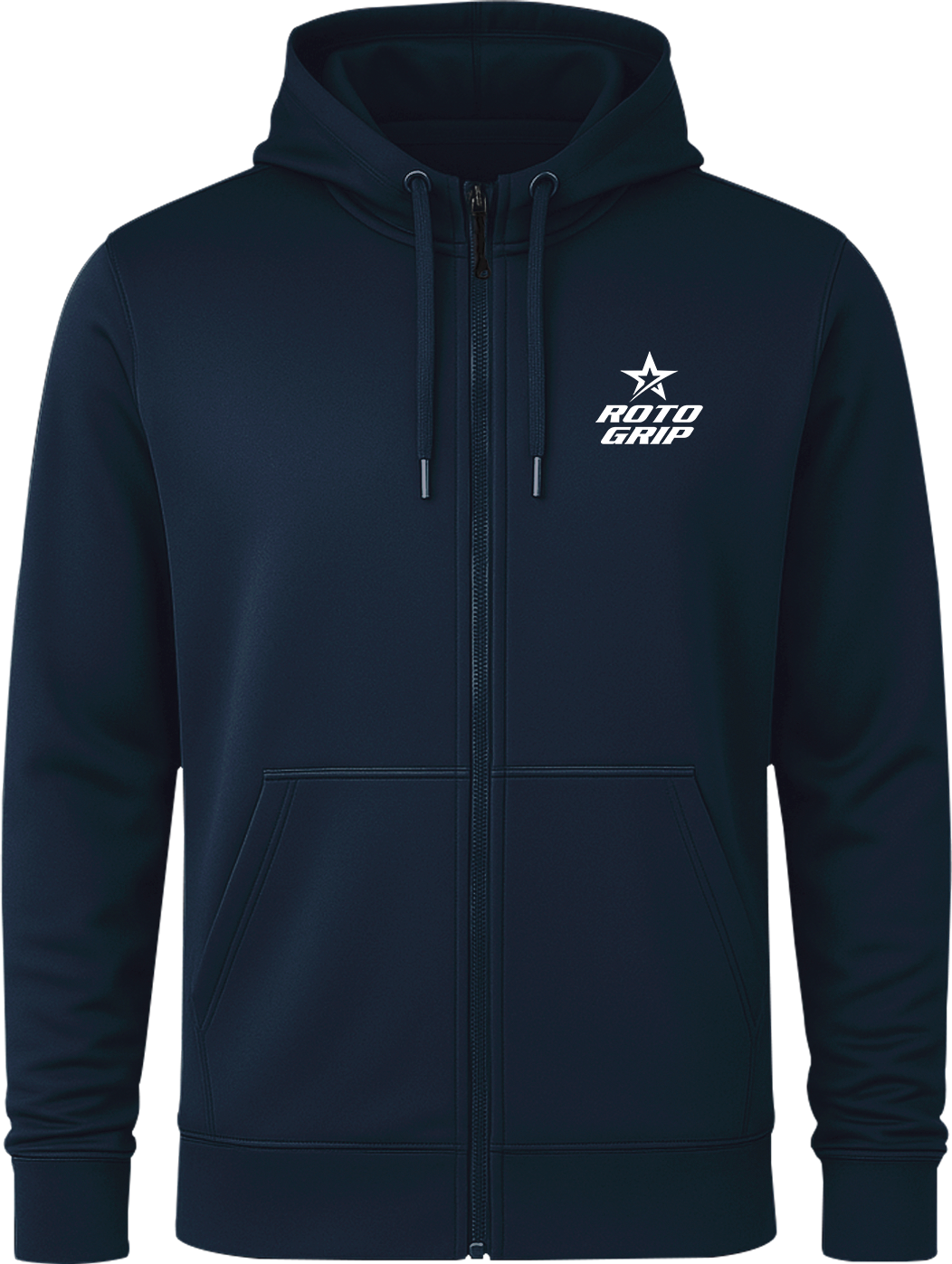 Roto Grip White Full Zip Hoodie