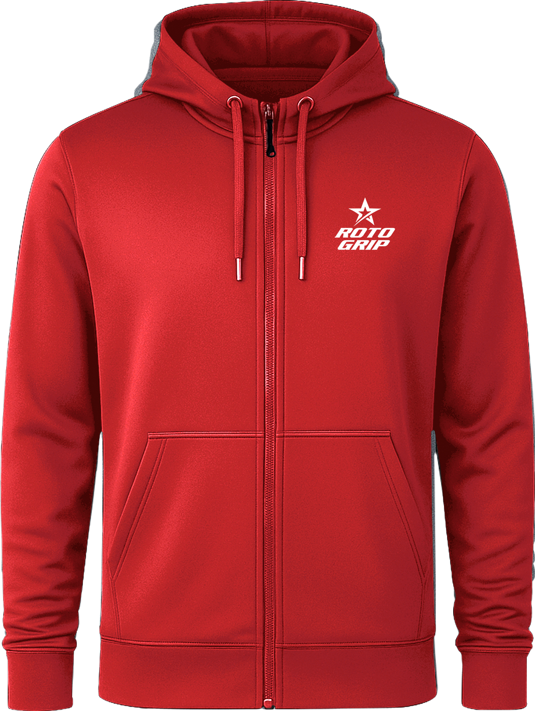 Roto Grip White Full Zip Hoodie
