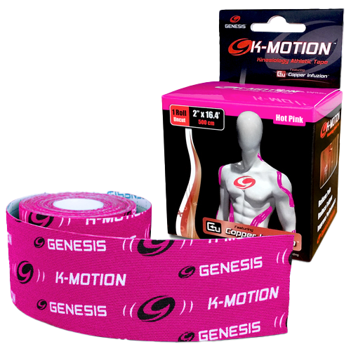 Genesis K-Motion Tape Roll Hot Pink
