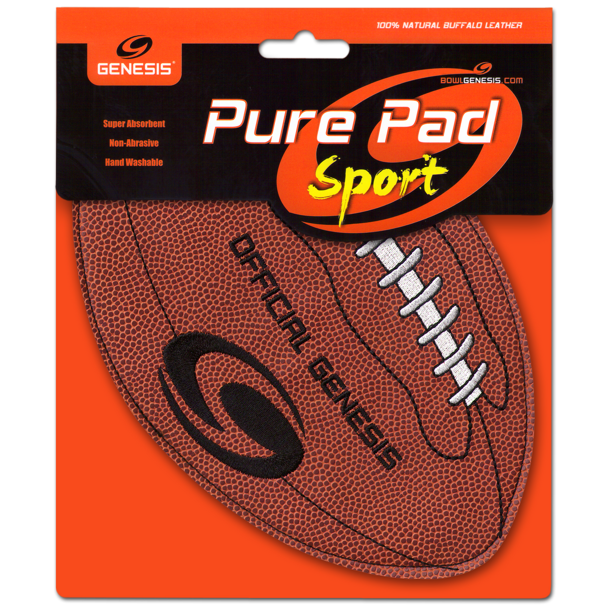 Genesis Pure Pad Sport Leather Ball Wipe Football Shammy