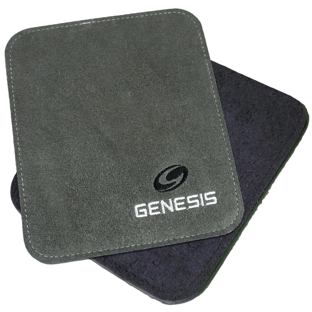 Genesis Pure Pad Buffalo Leather Bowling Ball Wipe Grey Shammy