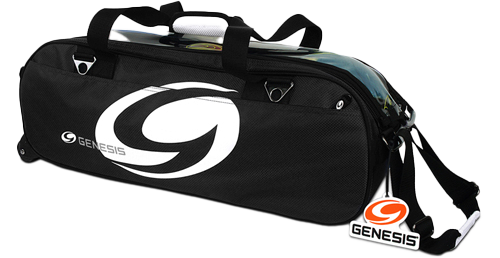 Genesis Sport Triple Roller Tote Black