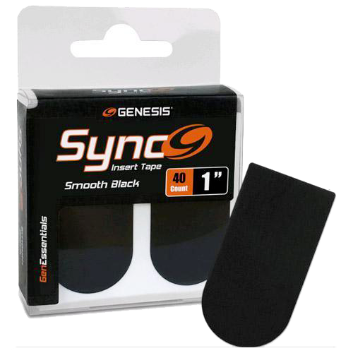 Genesis Sync Black 1" Insert Tape (40ct)
