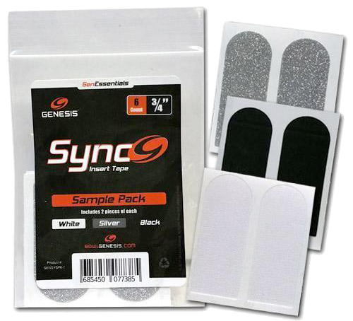 Genesis Sync Sampler Pack 3/4" Insert Tape (6ct)