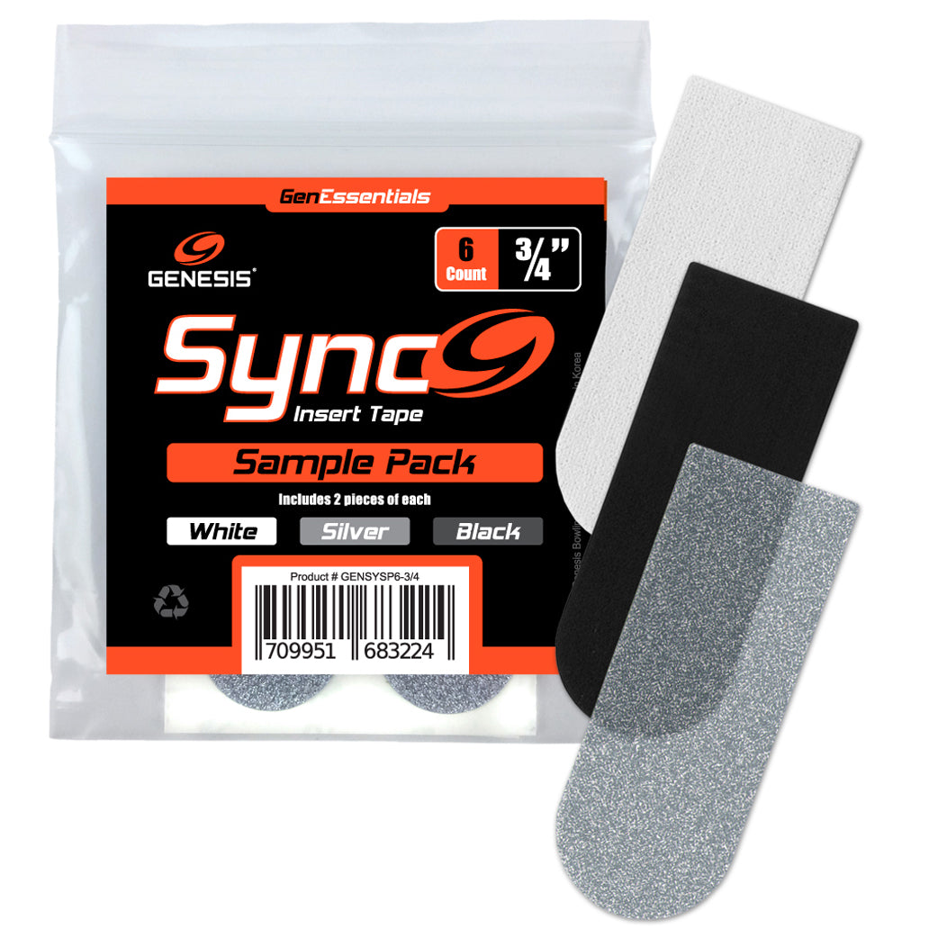 Genesis Sync Sampler Pack 3/4" Insert Tape (6ct)