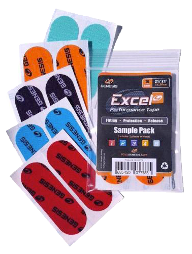 Genesis Excel Classic Tape Sample Pack (2 each style)