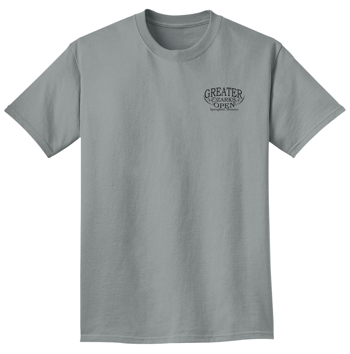 Greater Ozarks Practice Tee w/Black Logo