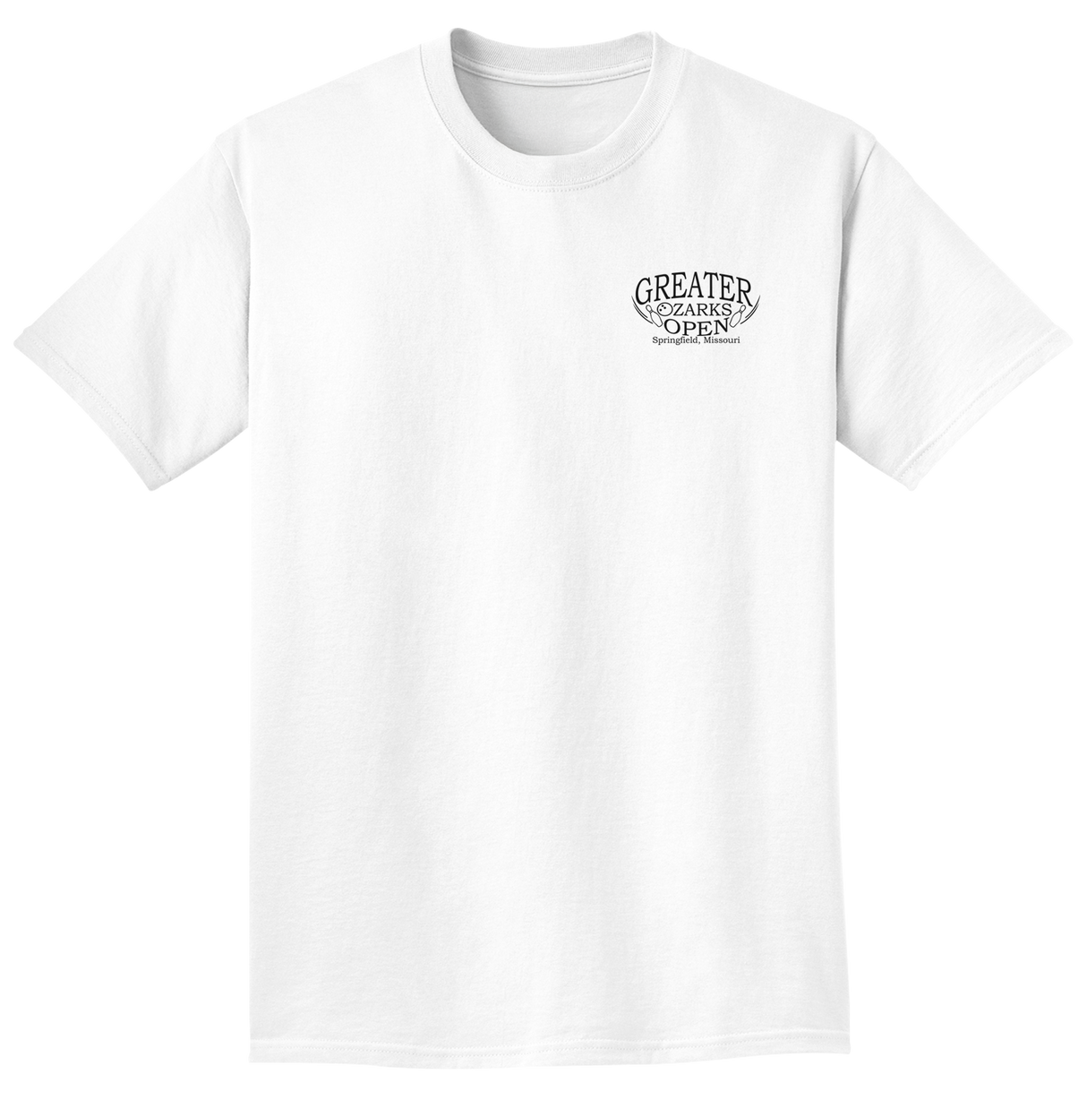 Greater Ozarks Practice Tee w/Black Logo