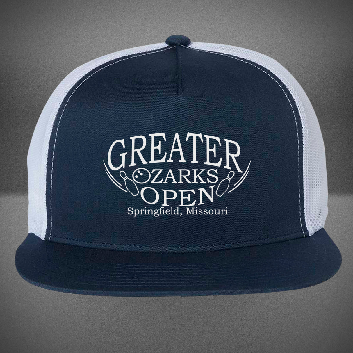 Greater Ozarks Trucker Hat Navy/White