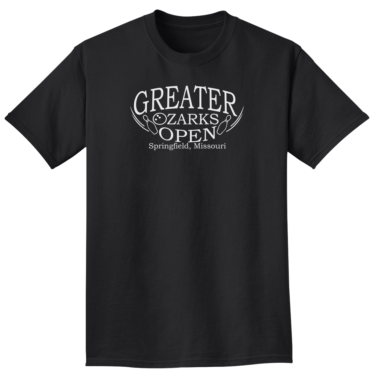 Greater Ozarks Tee w/White Logo