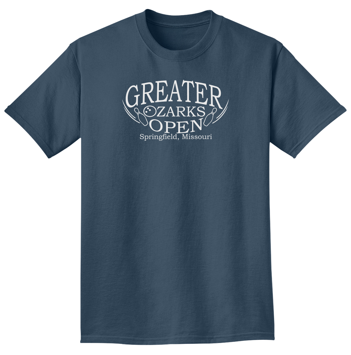 Greater Ozarks Tee w/White Logo