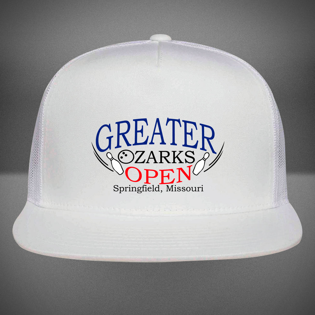 Greater Ozarks Trucker Hat White