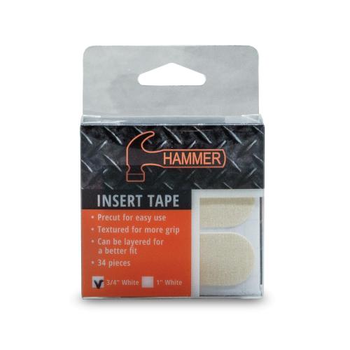 Hammer 3/4" White Tape 34 Piece Pack