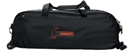 Hammer Premium Slim Triple Tote Bowling Bag Black