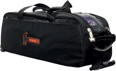 Hammer Premium Slim Triple Tote Bowling Bag Black