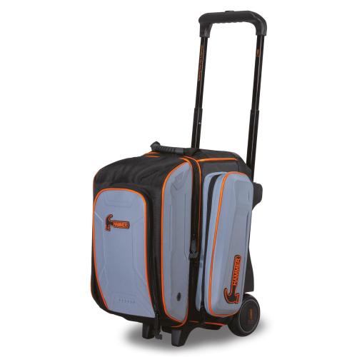 Hammer Gauntlet Double Roller Bowling Bag Grey