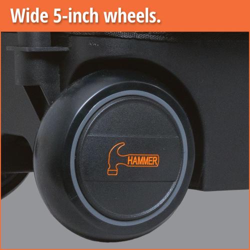 Hammer Gauntlet Triple Roller Bowling Bag Grey