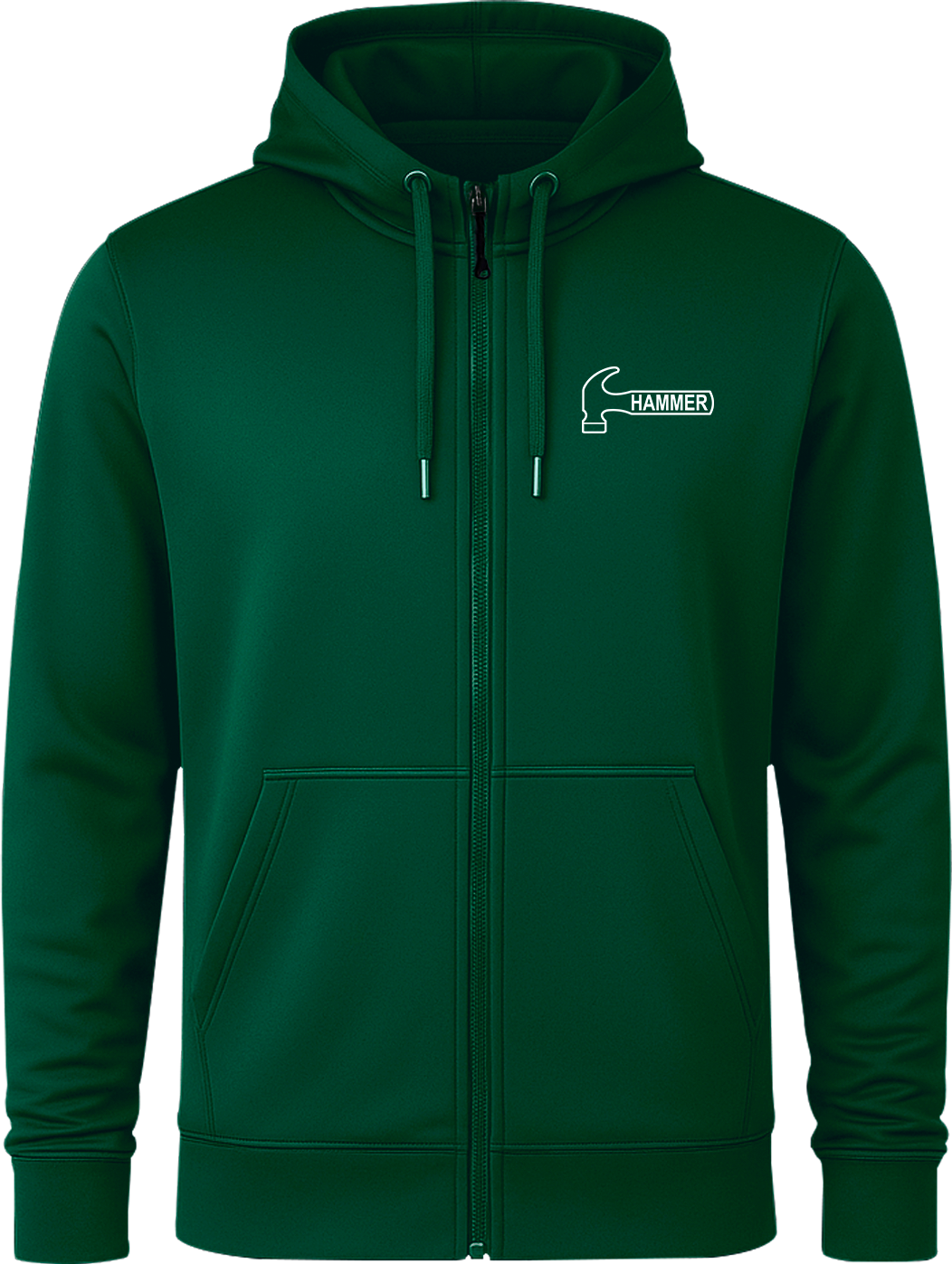 Hammer White Full Zip Hoodie